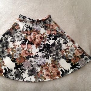 Faith and Joy Floral A-line Skirt